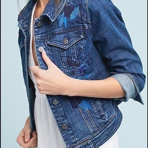 Anthropologie Jackets & Blazers - Pilcro and Letterpress Jean Jacket Sz XS